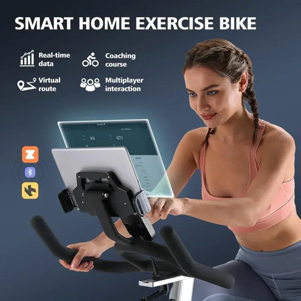 Magnetic Exercise Bike 400lbs/350lbs Indoor Cycling Bike Stationary