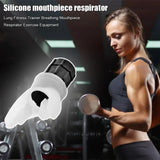 Portable Breath Fitness Exerciser Breathing Workout Device with Adjustable Resistance