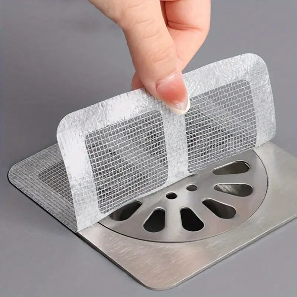 Disposable Shower Hair Catcher Mesh Sewer Cover to Prevent Drain Blockage