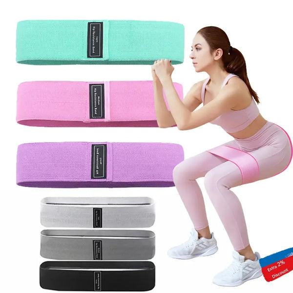 Elastic Rubber Resistance Band - Fitness Yoga Sports Equipment for Home Workouts