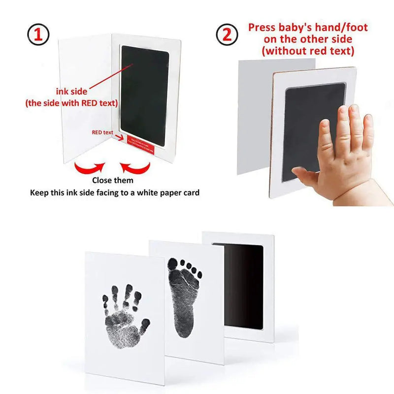 Ink-Free Paw Print Kit - Safe Non Toxic Handprint Footprint for Babies Pets Shower